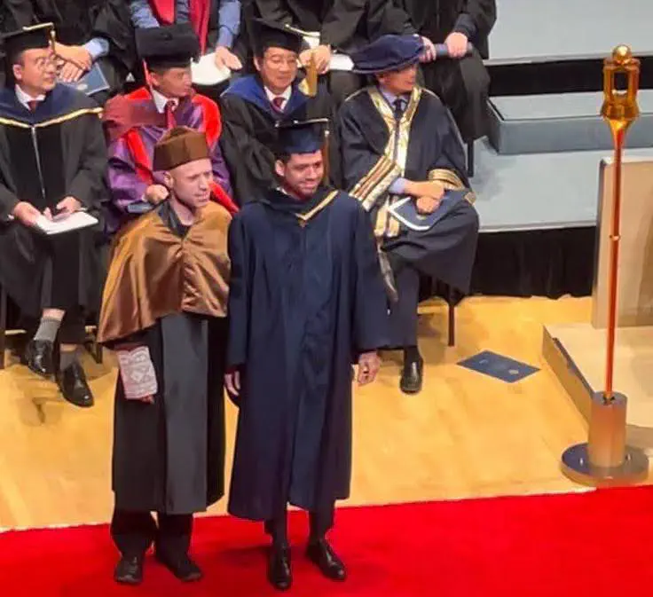 Vini's hooding ceremony (17-Nov-2023)