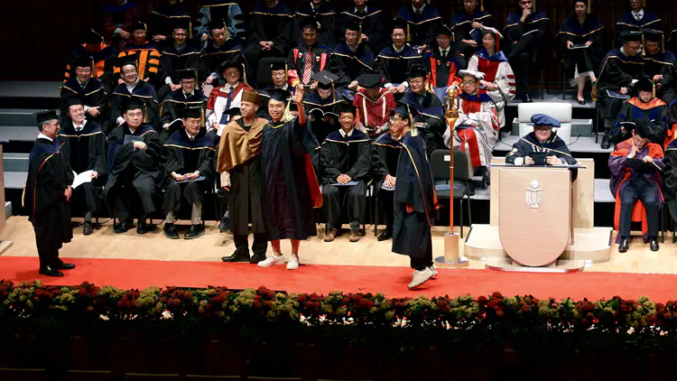Shengjie's commencement ceremony (23-Oct-2025)